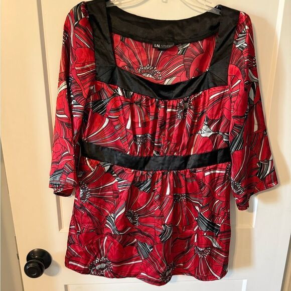 I N STUDIO BRAND WOMENS BLOUSE - Picture 1 of 5
